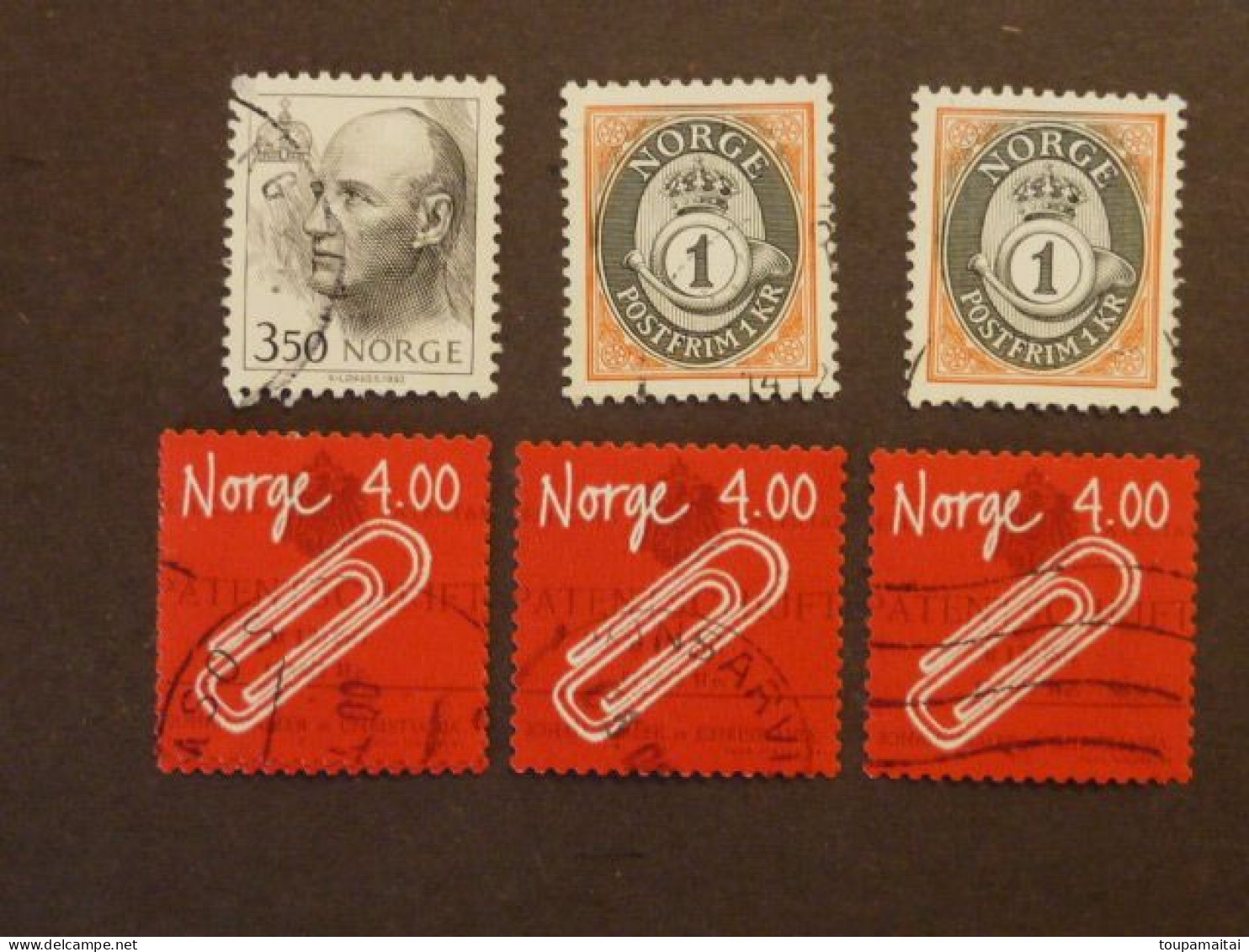 NORVEGE, LOT De 6 Timbres Oblitérés - Ungebraucht