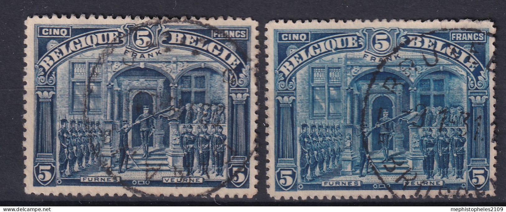 BELGIUM 1919 - Canceled - Sc# 138 - Perf. 14, 15 - Gebruikt