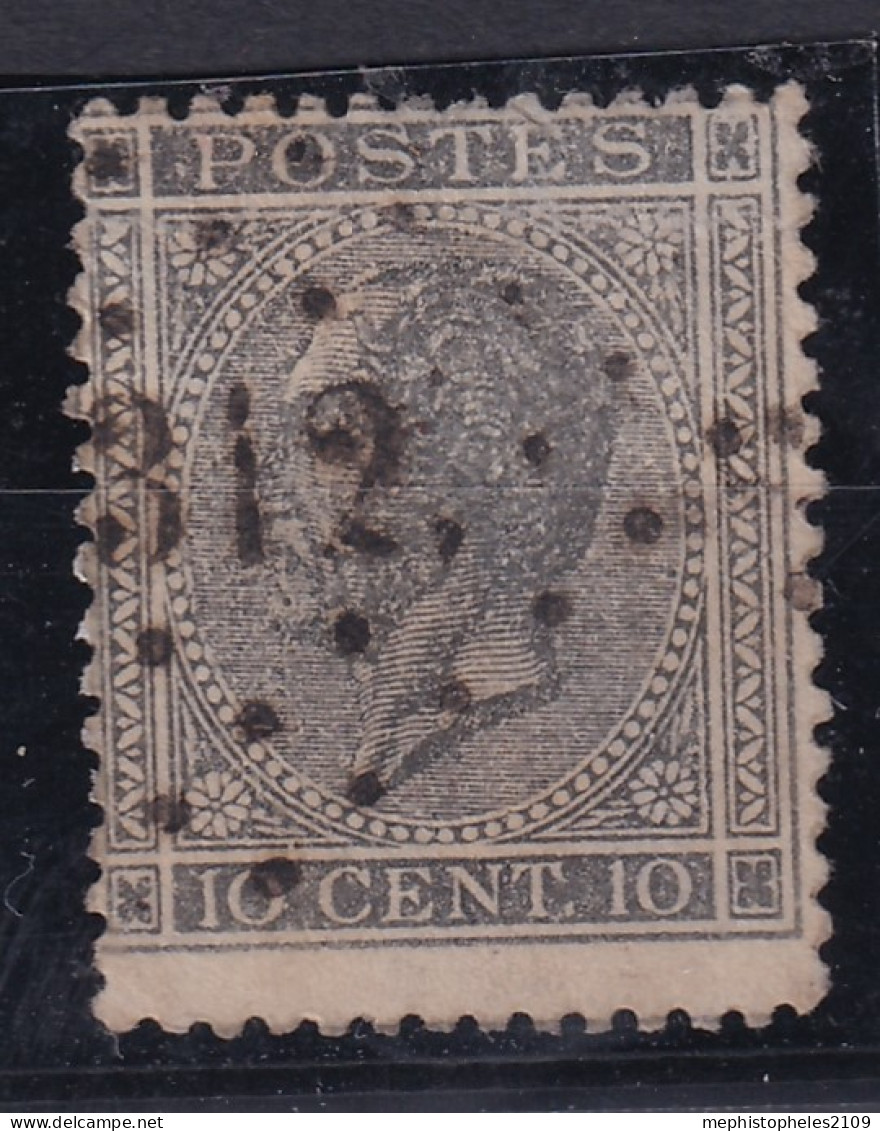 BELGIUM 1865 - Canceled - Sc# 18a - 1865-1866 Profile Left