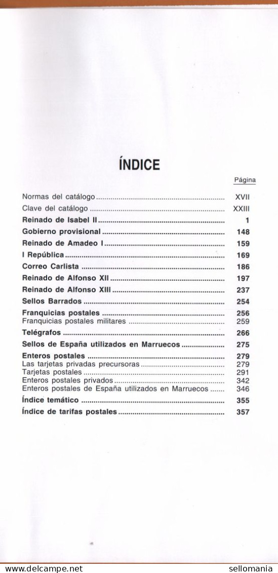 CATALOGO ESPECIALIZADO EDIFIL ESPAÑA TOMO I  1850 A 1900 SERIE BRONCE EDICION 2020 - Espagne