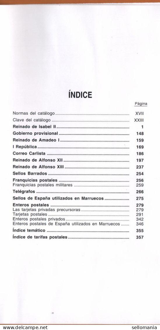 CATALOGO ESPECIALIZADO EDIFIL ESPAÑA TOMO I  1850 A 1900 SERIE BRONCE EDICION 2020 - Spagna