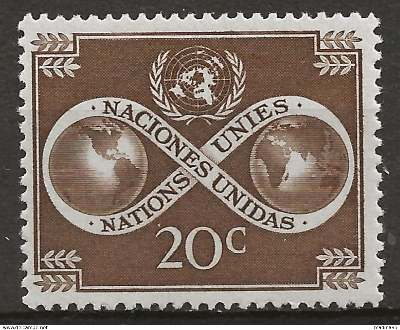 NATIONS-UNIES - NEW-YORK: **, N° YT 8, TB - Ongebruikt