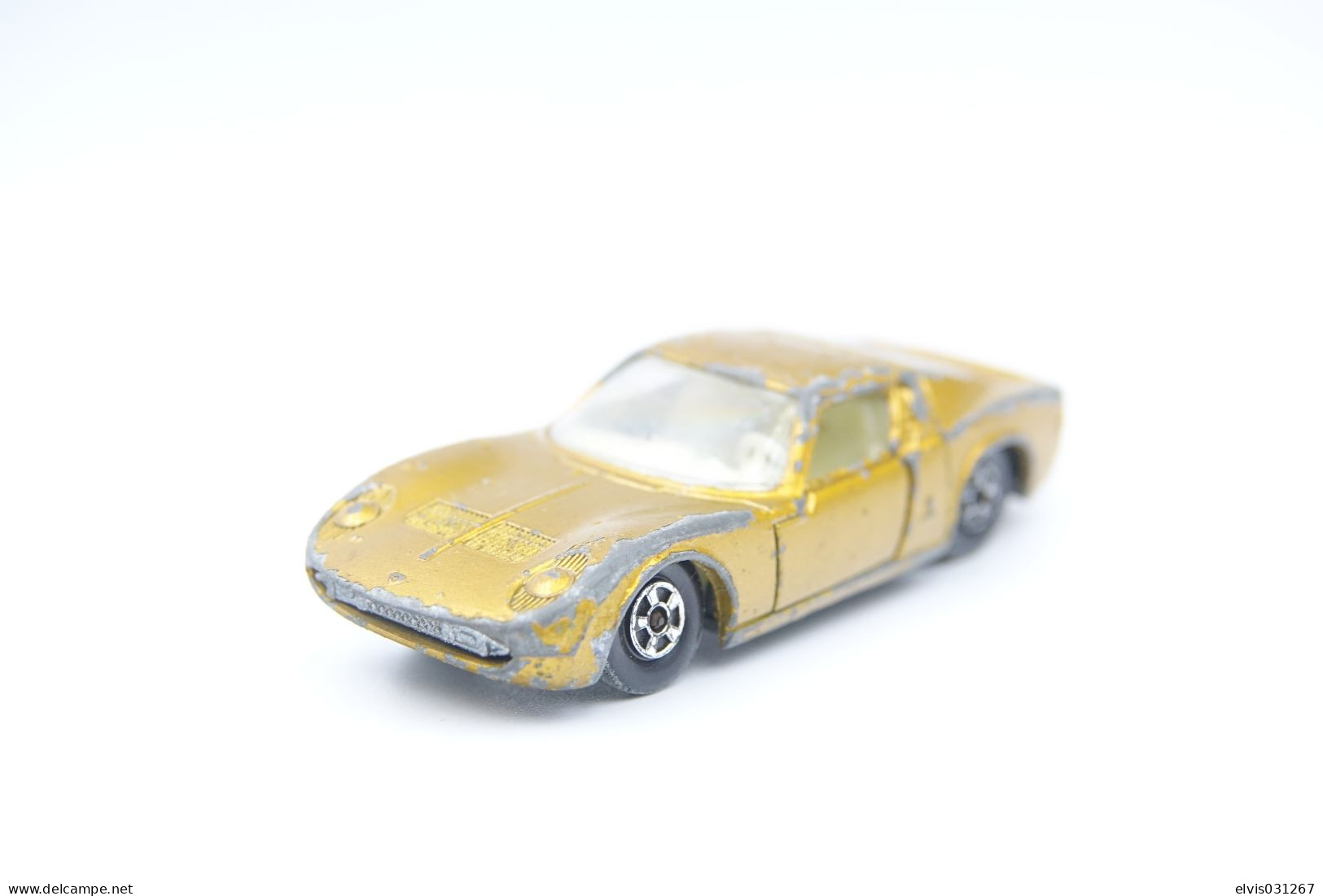 Matchbox Lesney MB33A5 LAMBORGHINI MIURA -, Issued 1969, Scale : 1/64 - Lesney