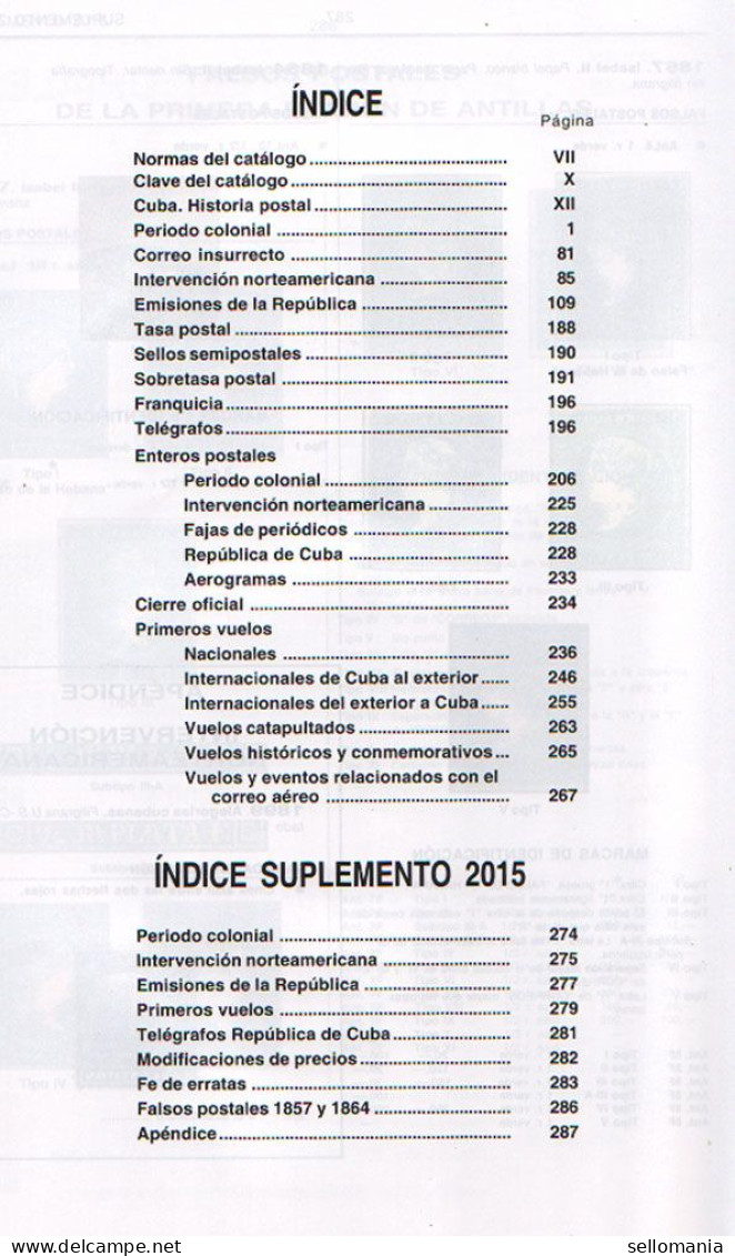 CATALOGO ESPECIALIZADO EDIFIL SELLOS DE CUBA 1855 - 1958 TOMO I  EDICION 2012 CON SUPLEMENTO TC20889 - Other & Unclassified