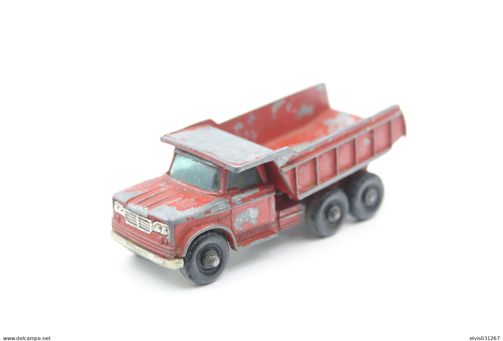 Matchbox Lesney 48C1 DODGE DUMPER TRUCK - Regular Wheels, Issued 1966, Scale : 1/64 - Lesney