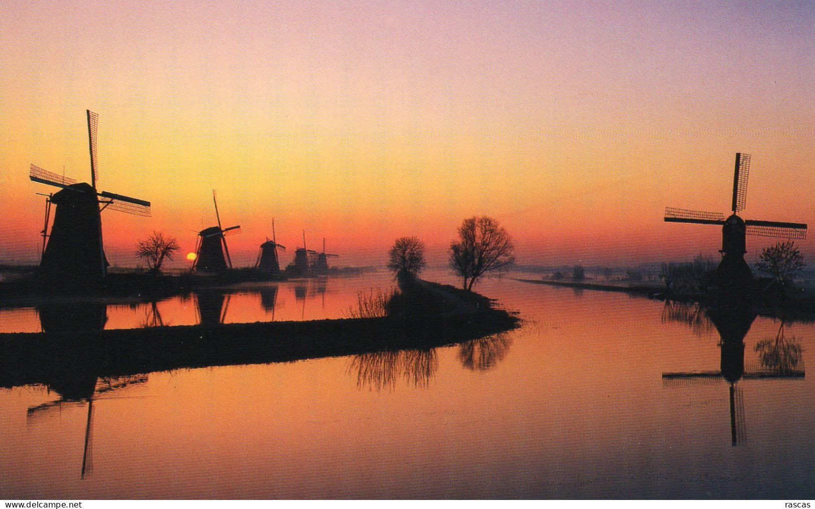 CPM - K - HOLLANDE - PAYS BAS - NEDERLAND - KINDERDIJK - DE MOLENS VAN KINDERDIJK - MOULINS A VENT - Kinderdijk