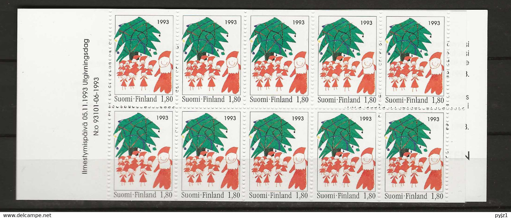 1993 MNH  Booklet, Finland Mi 1233, Postfris** - Carnets