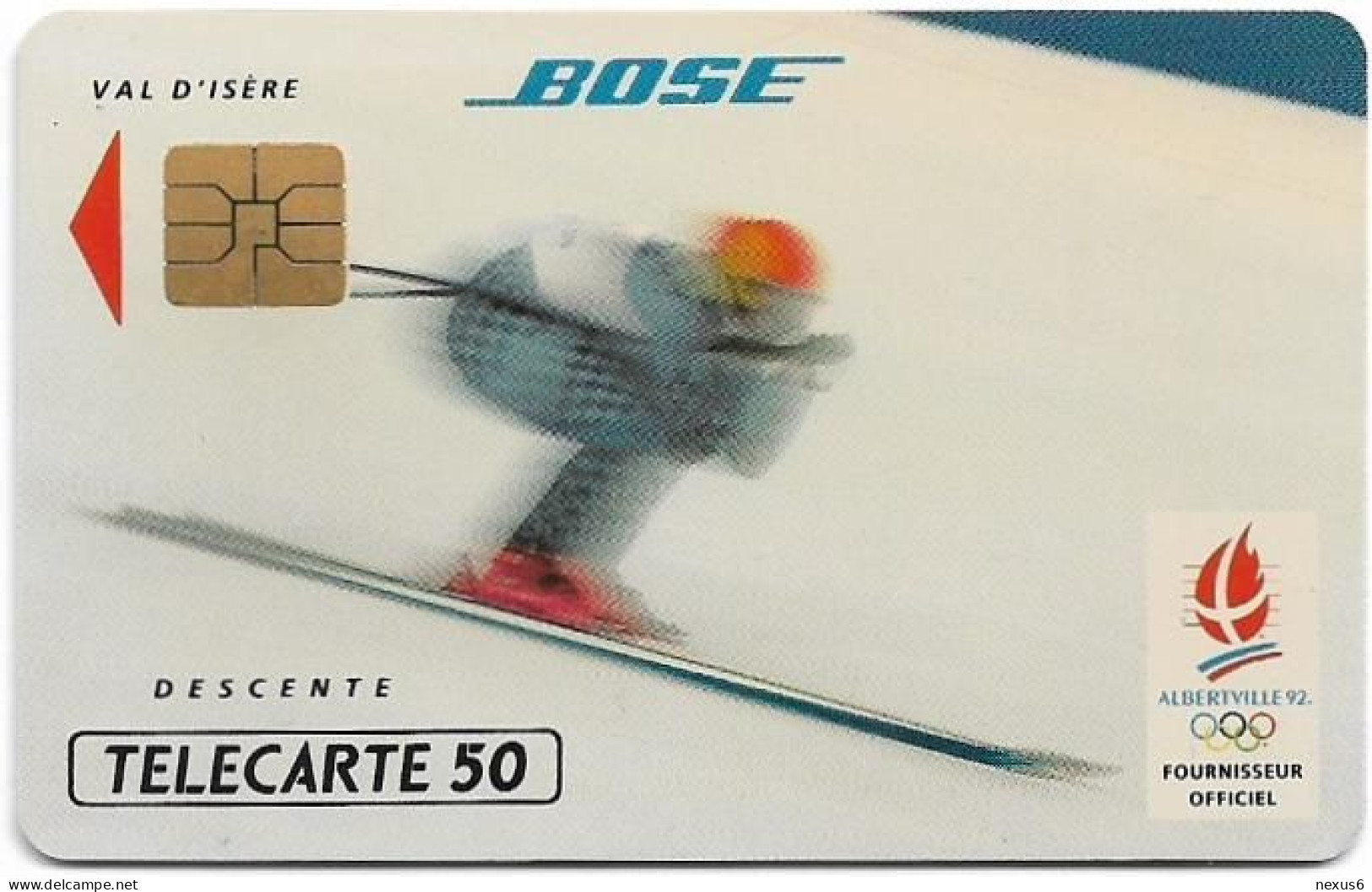 France - 0212.1 - Bose - Descente, Solaic, 12.1991, 50Units, 111.000ex, Used - 1991