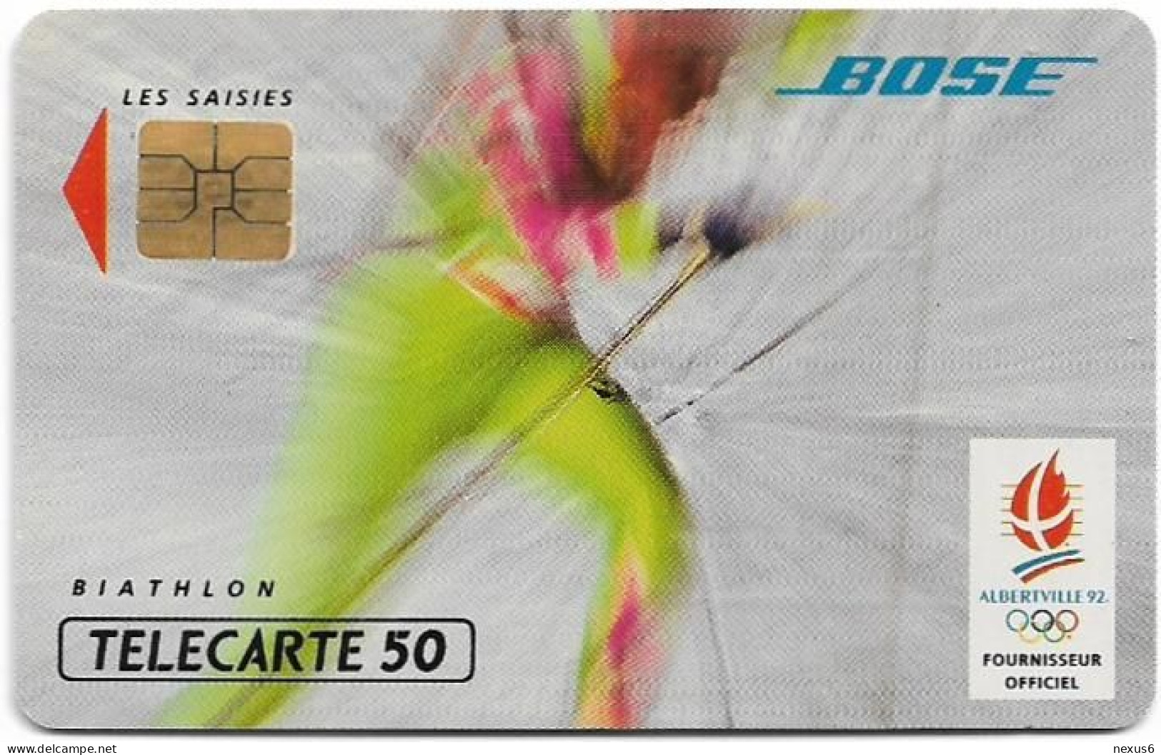 France - 0215 - Bose - Biathlon, Solaic, 12.1991, 50Units, 111.000ex, Used - 1991