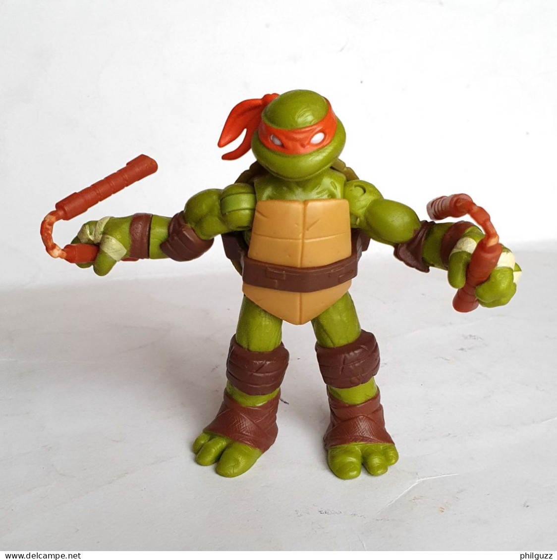 FIGURINE TEENAGE MUTANT NINJA TURTLES TORTUES NINJA PLAYMATES 2012 POE'S REVIEW MICHELANGELO - Le Tartarughe Ninja