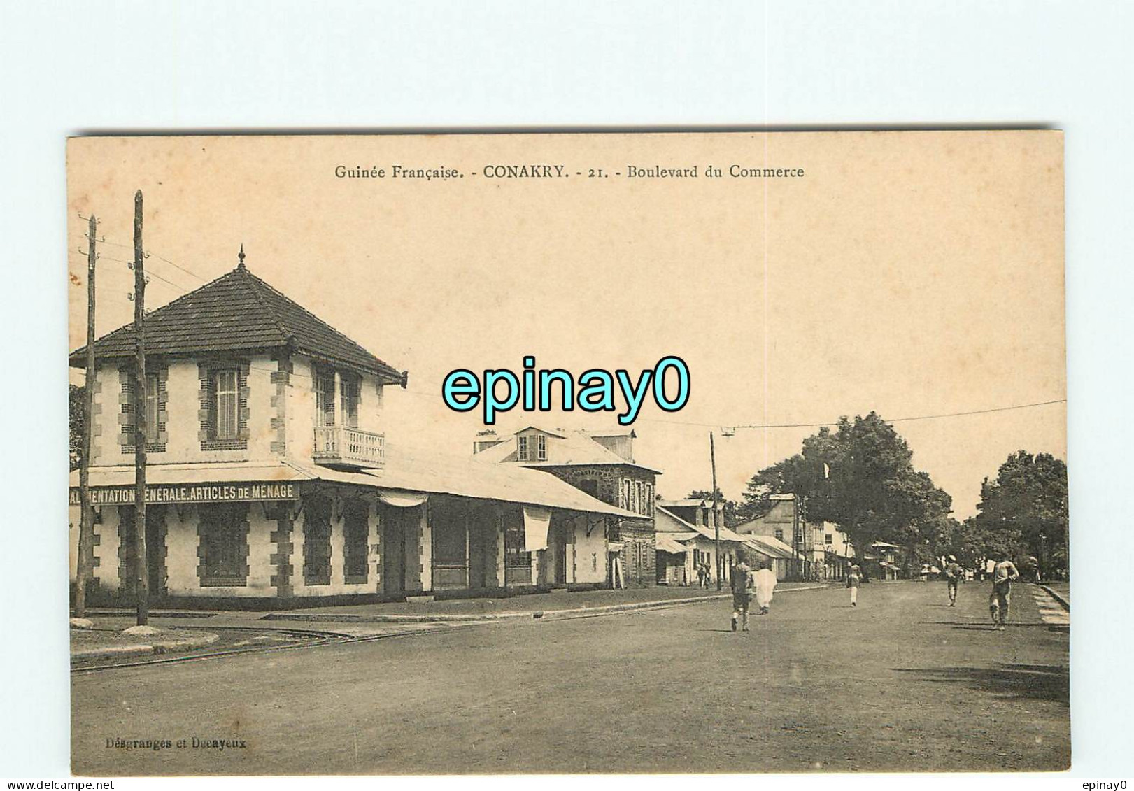 GUINEE - CONAKRY - Boulevard Du Commerce - Guinée Française