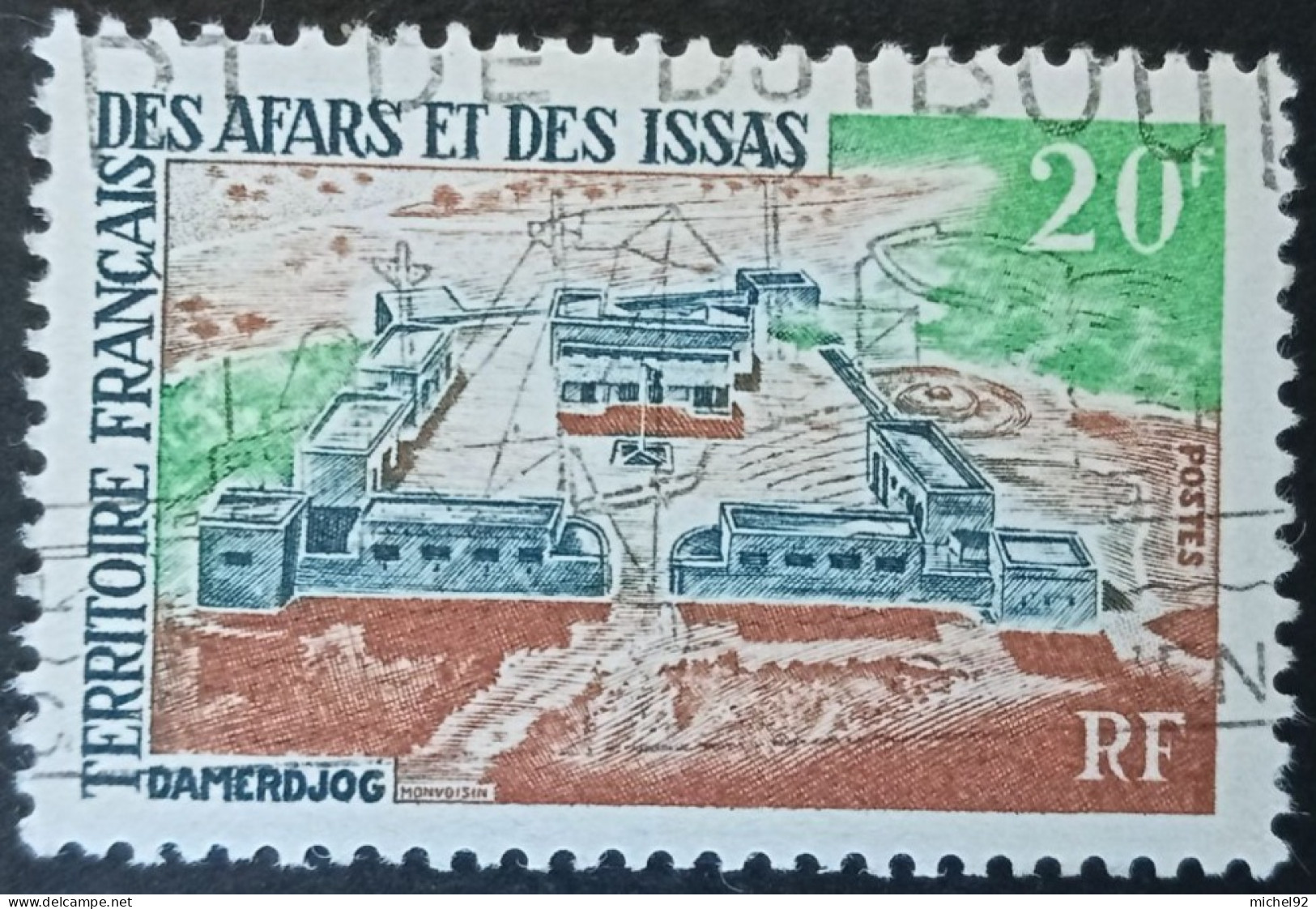Afars Et Issas 1968 - YT N°337 - Oblitéré - Gebraucht