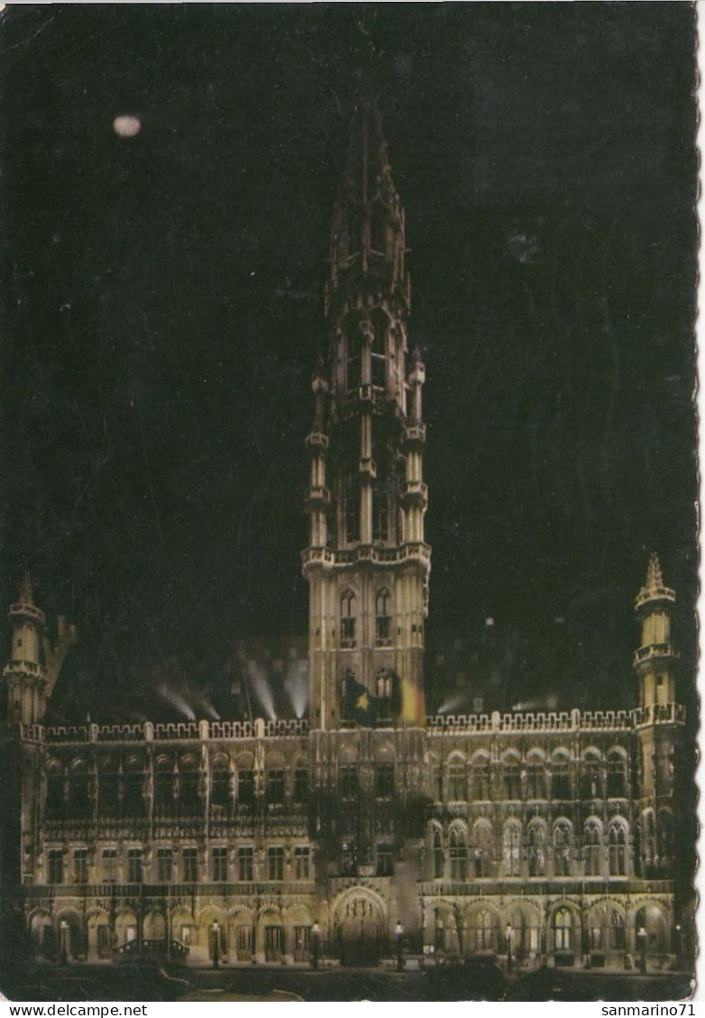 POSTCARD 569,Belgium,Bruxelles - Brüssel Bei Nacht