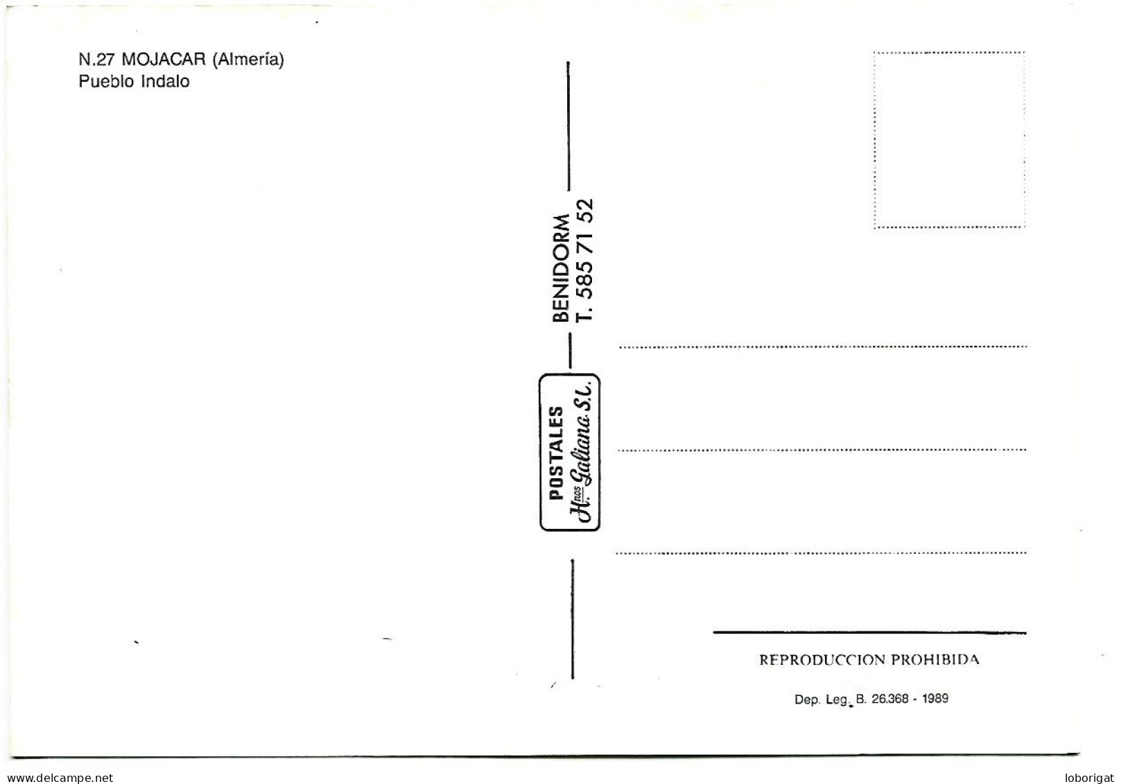 PUEBLO INDALO - MOJACAR.-  ALMERIA / ANDALUCIA.- ( ESPAÑA ) - Almería