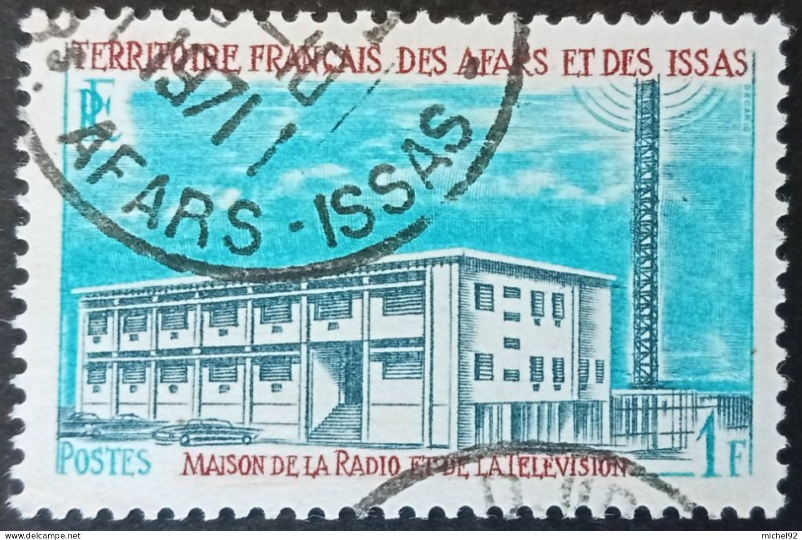 Afars Et Issas 1969 - YT N°343 - Oblitéré - Gebruikt