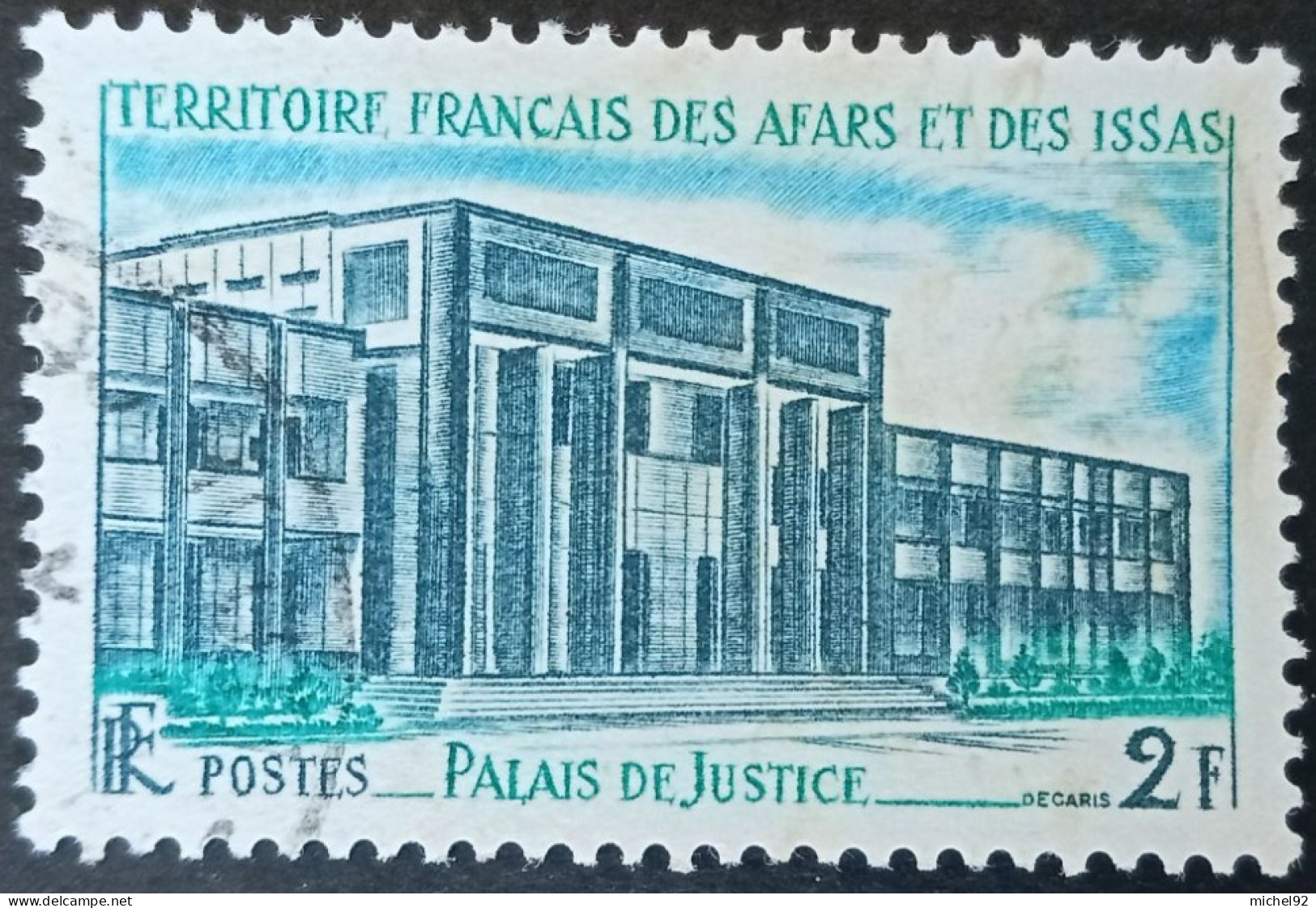 Afars Et Issas 1969 - YT N°344 - Oblitéré - Used Stamps