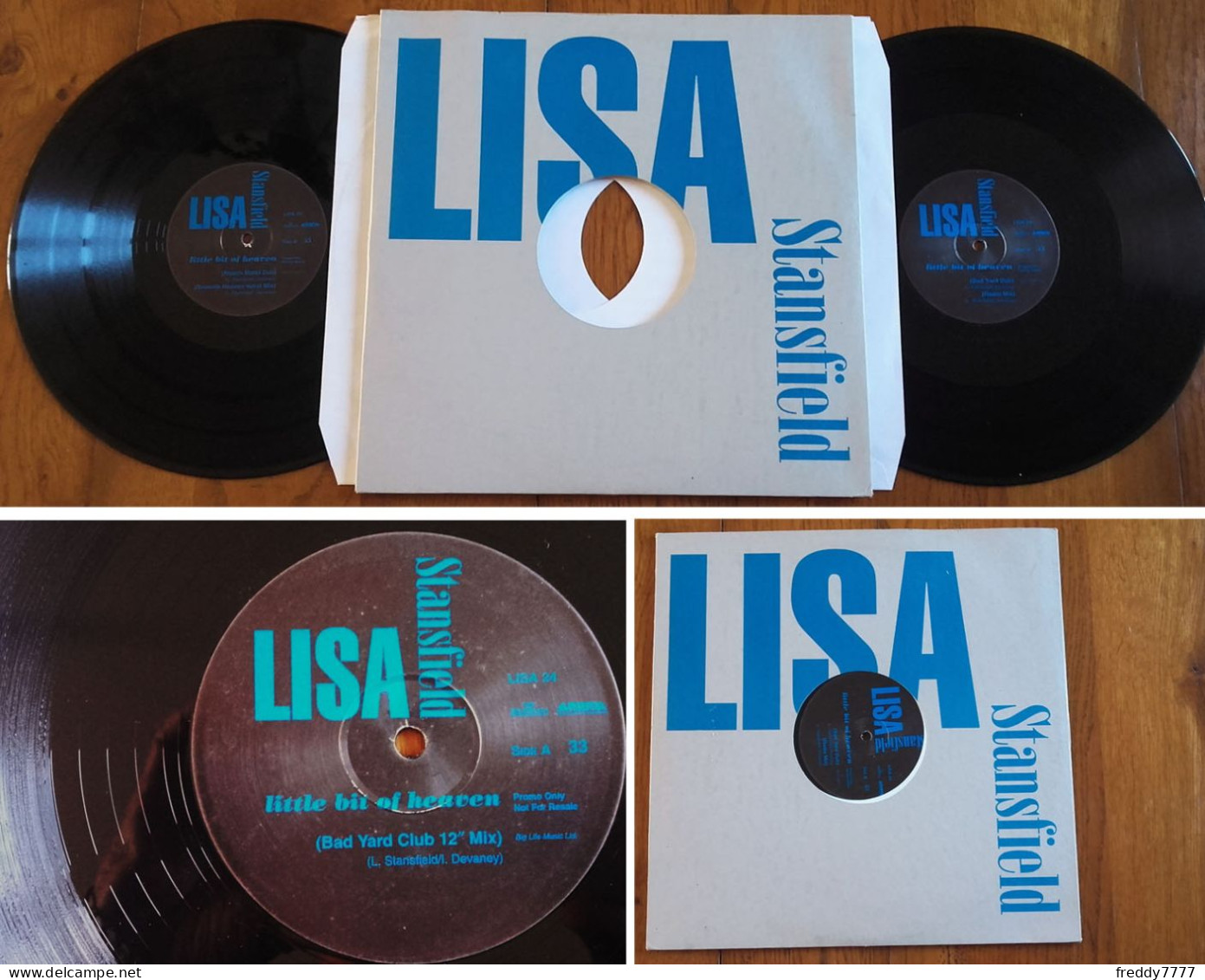 RARE 2xLP 33t RPM (12"x2) LISA STANSFIELD «Little Bit Of Heaven» (PROMO, U.K 1993) - Dance, Techno & House