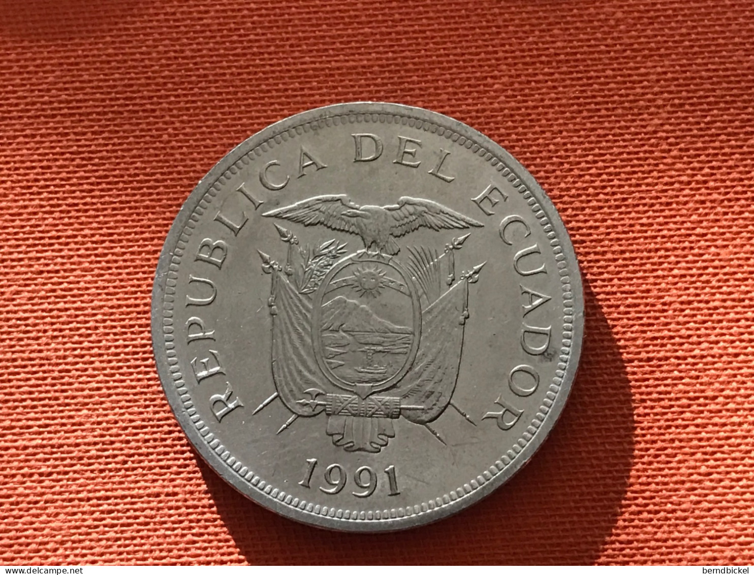 Münze Münzen Umlaufmünze Ecuador 50 Sucre 1991 - Ecuador