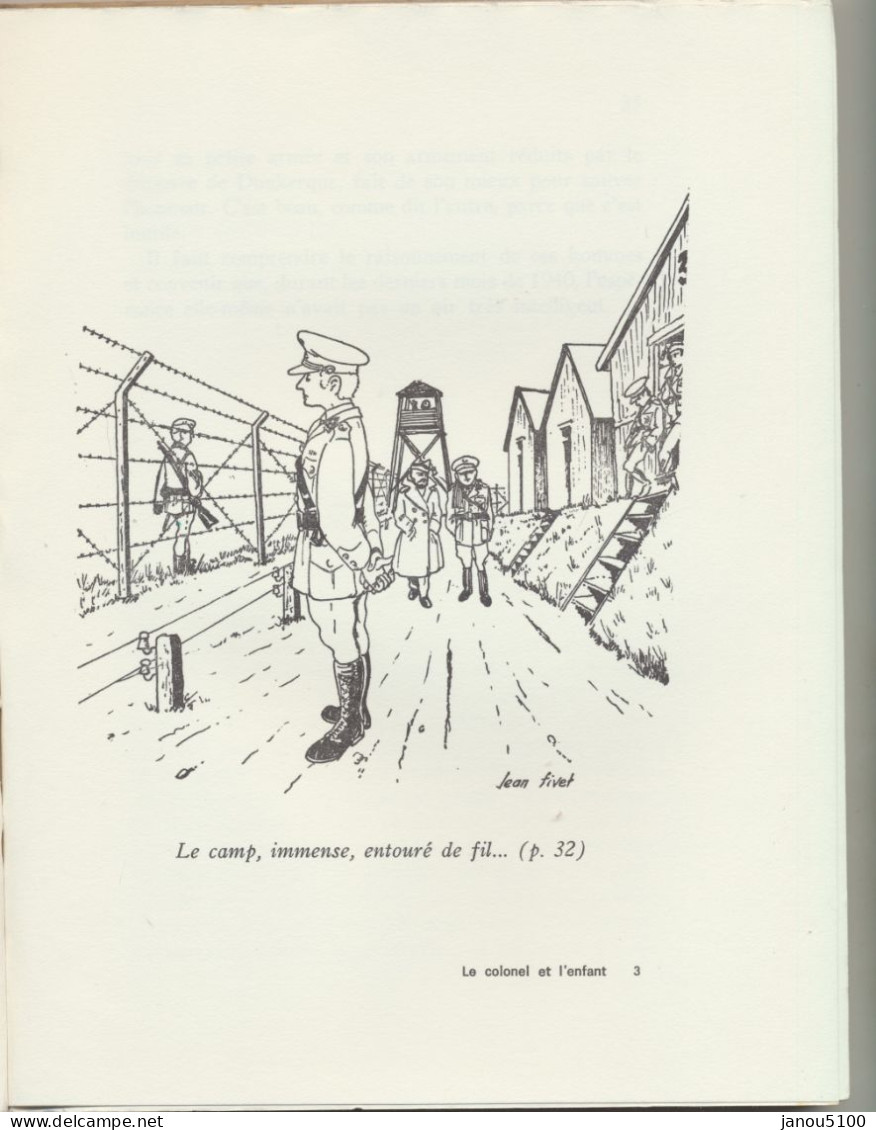 LIVRE ROMAN AUTEUR BELGE  ARTHUR MASSON  " LE COLONEL ET L' ENFANT "      1970- EDITION ORIGINALE. - Belgian Authors