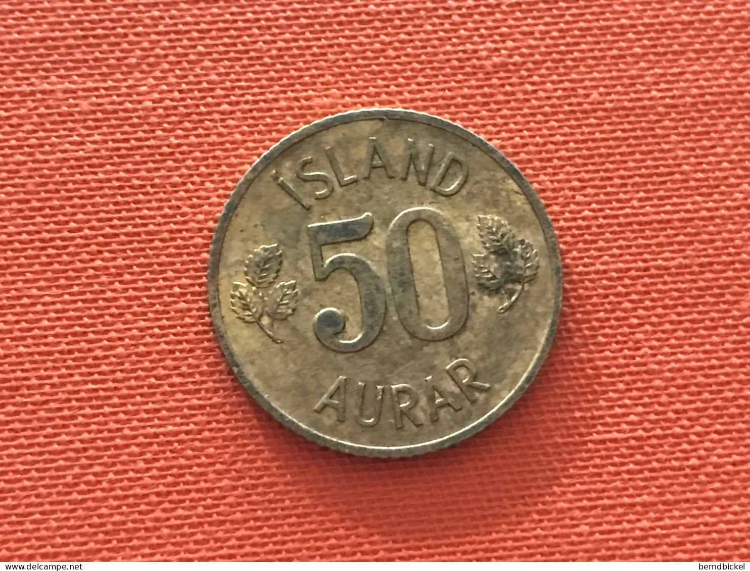 Münze Münzen Umlaufmünze Island 50 Aurar 1971 - Islande
