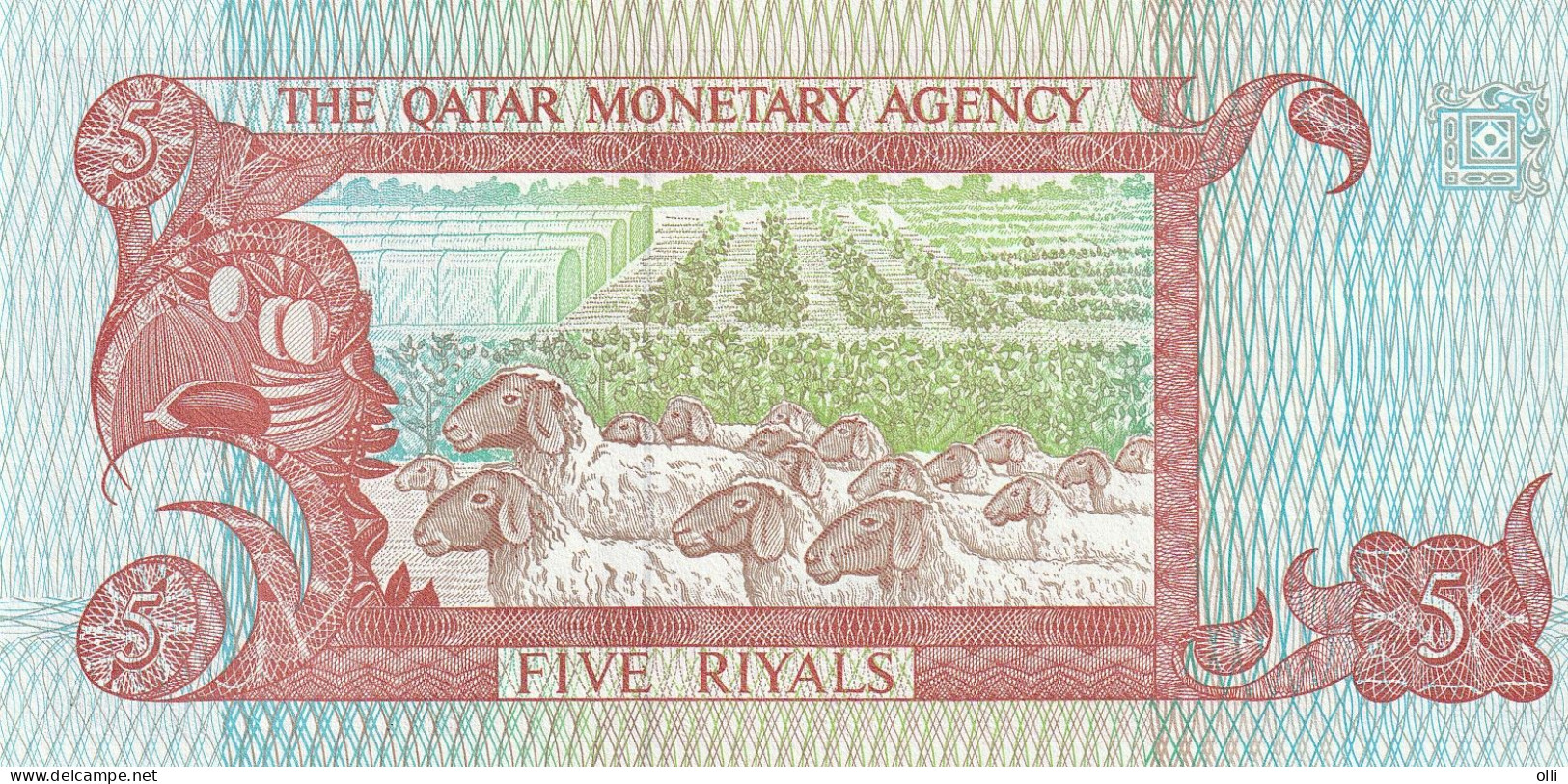 QATAR 5 RIYALS 1980 P-8a  UNC - Qatar