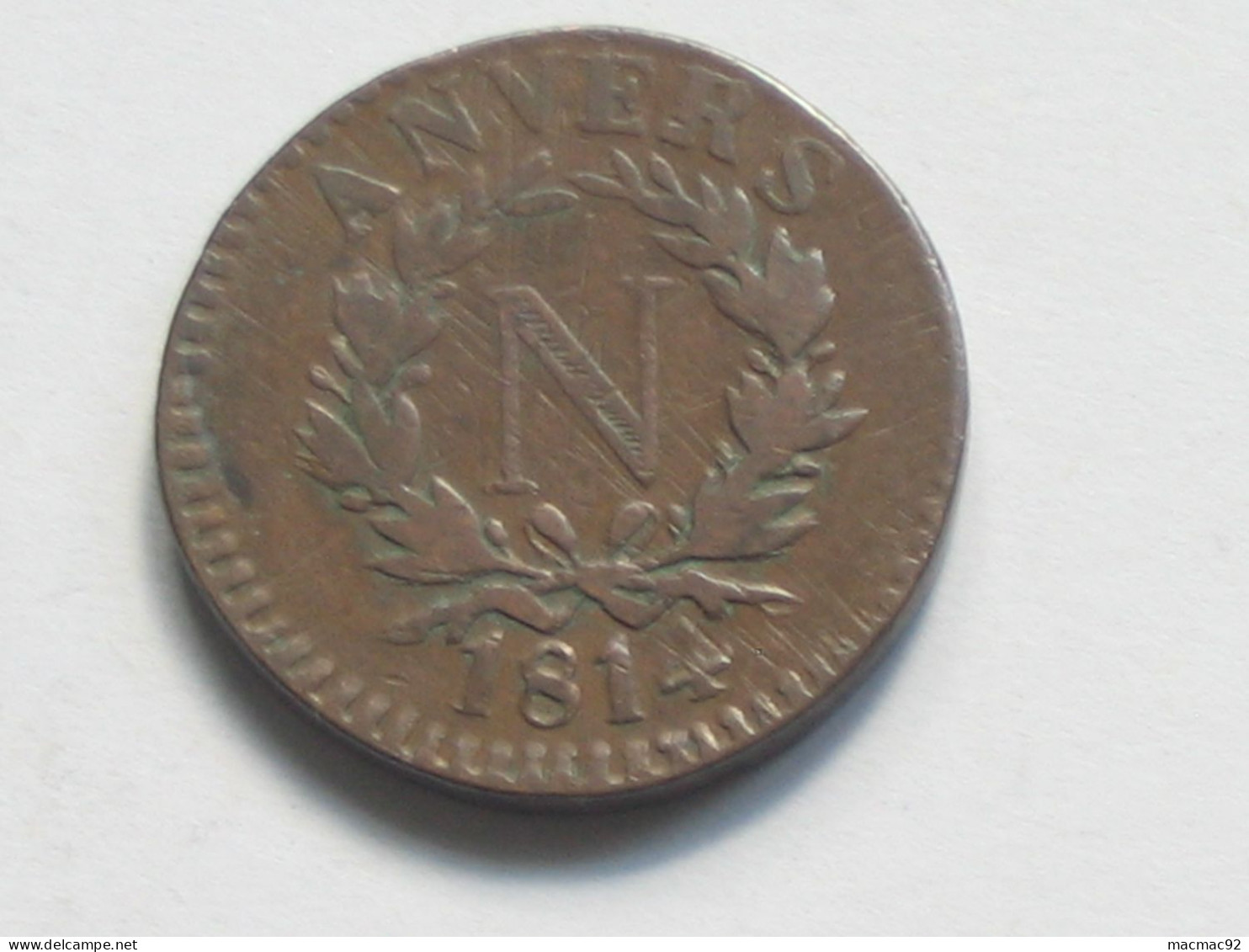 5 Centimes 1814  Siège D'ANVERS - Monnaie Obsidionale  **** EN ACHAT IMMEDIAT **** Monnaie  RARE !!!! - 1814 Siège D’Anvers