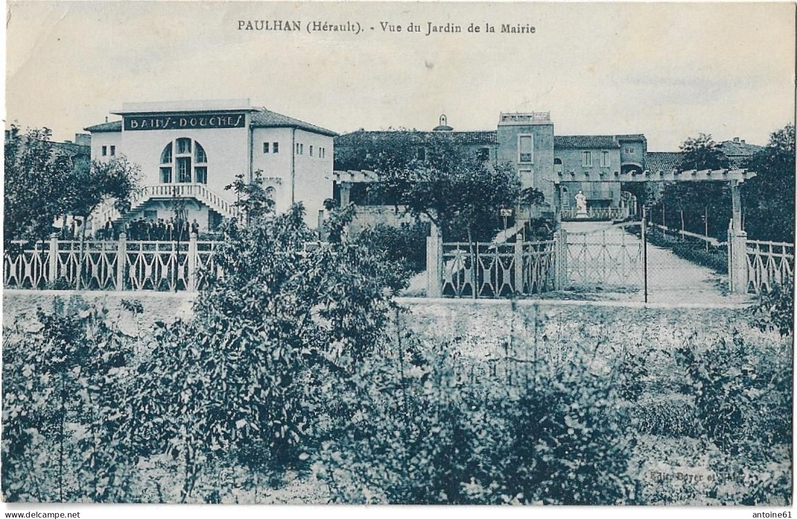 PAULHAN - Vue Du Jardin De La Mairie - Paulhan