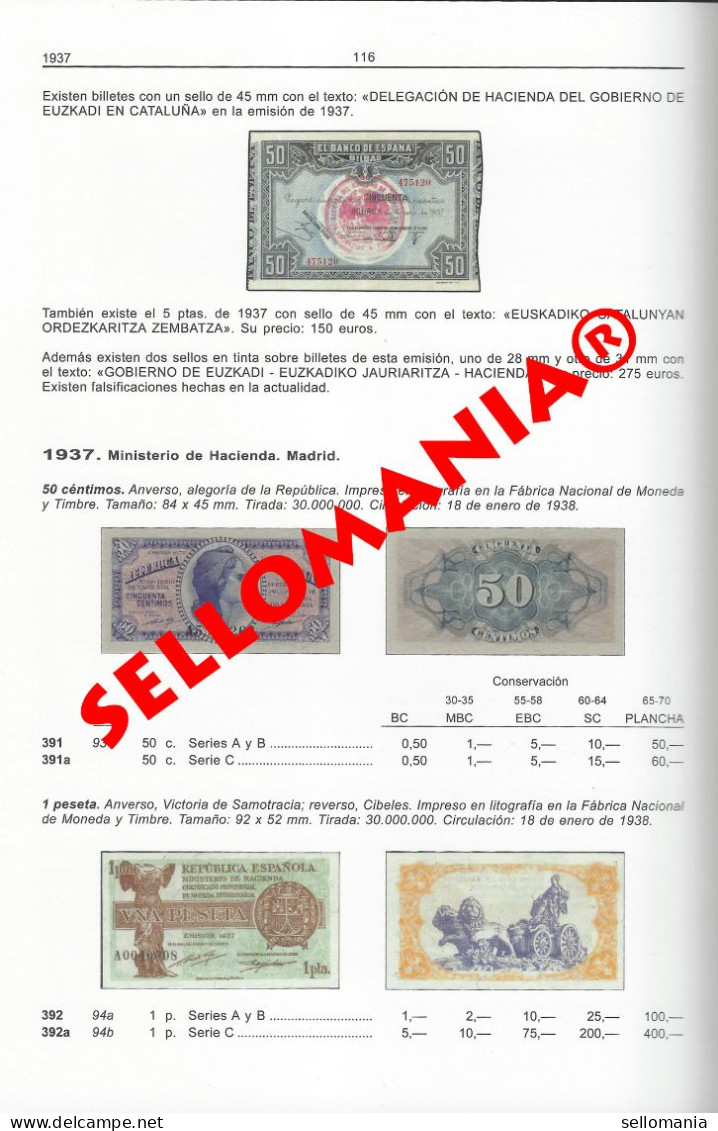 CATALOGO ESPECIALIZADO EDIFIL BILLETES ESPAÑA Y ULTRAMAR EDICION 2023 TC24273 - Literatur & Software