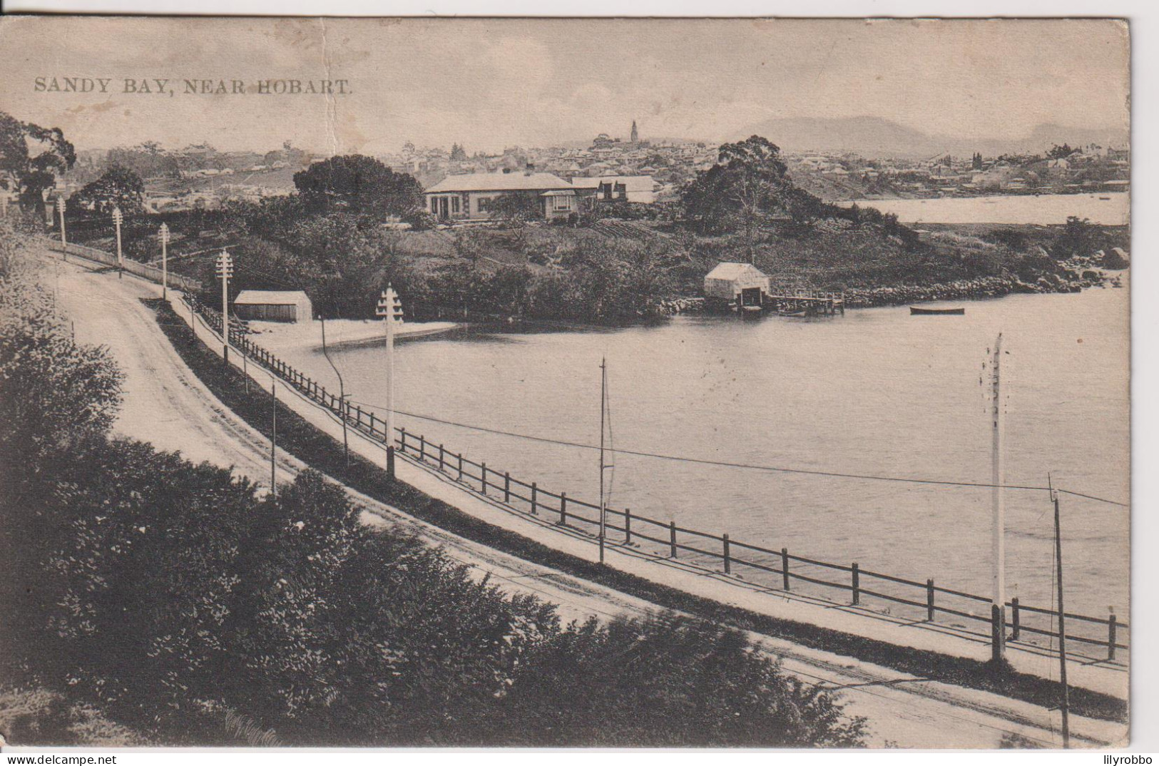 AUSTRALIA  Sandy Bay Near HOBART.   1910 - Hobart