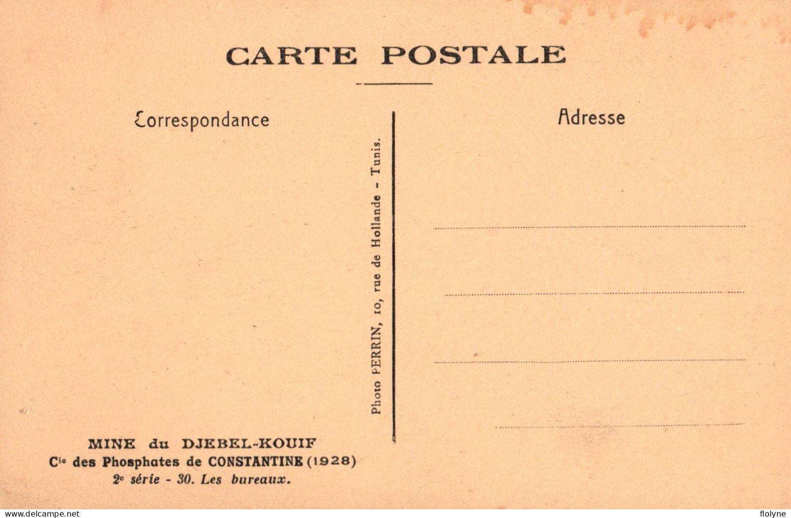 Constantine - Série De 17 Cpa - Mine Du DJEBEL KOUIF , Compagnie Des Phosphates - 1928 - Algérie Algeria - Constantine