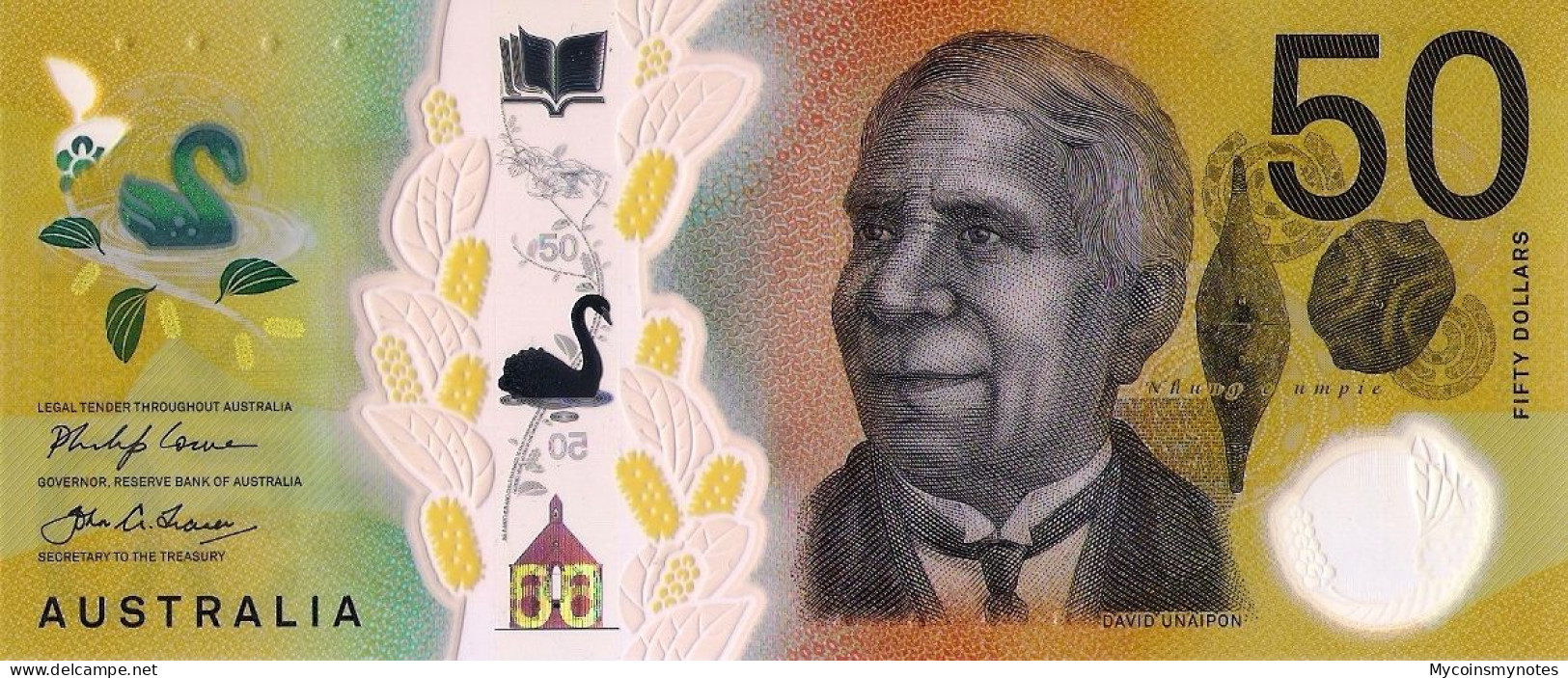 AUSTRALIA, $50, 2018, P65a, POLYMER With An ERROR, UNC - Landeswährung