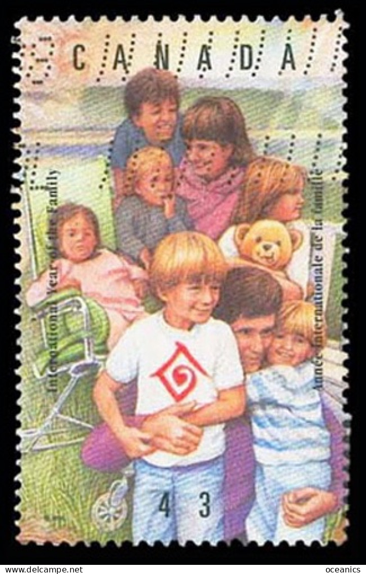 Canada (Scott No.1523b - Année Internationale De La Famille) (o) - Oblitérés