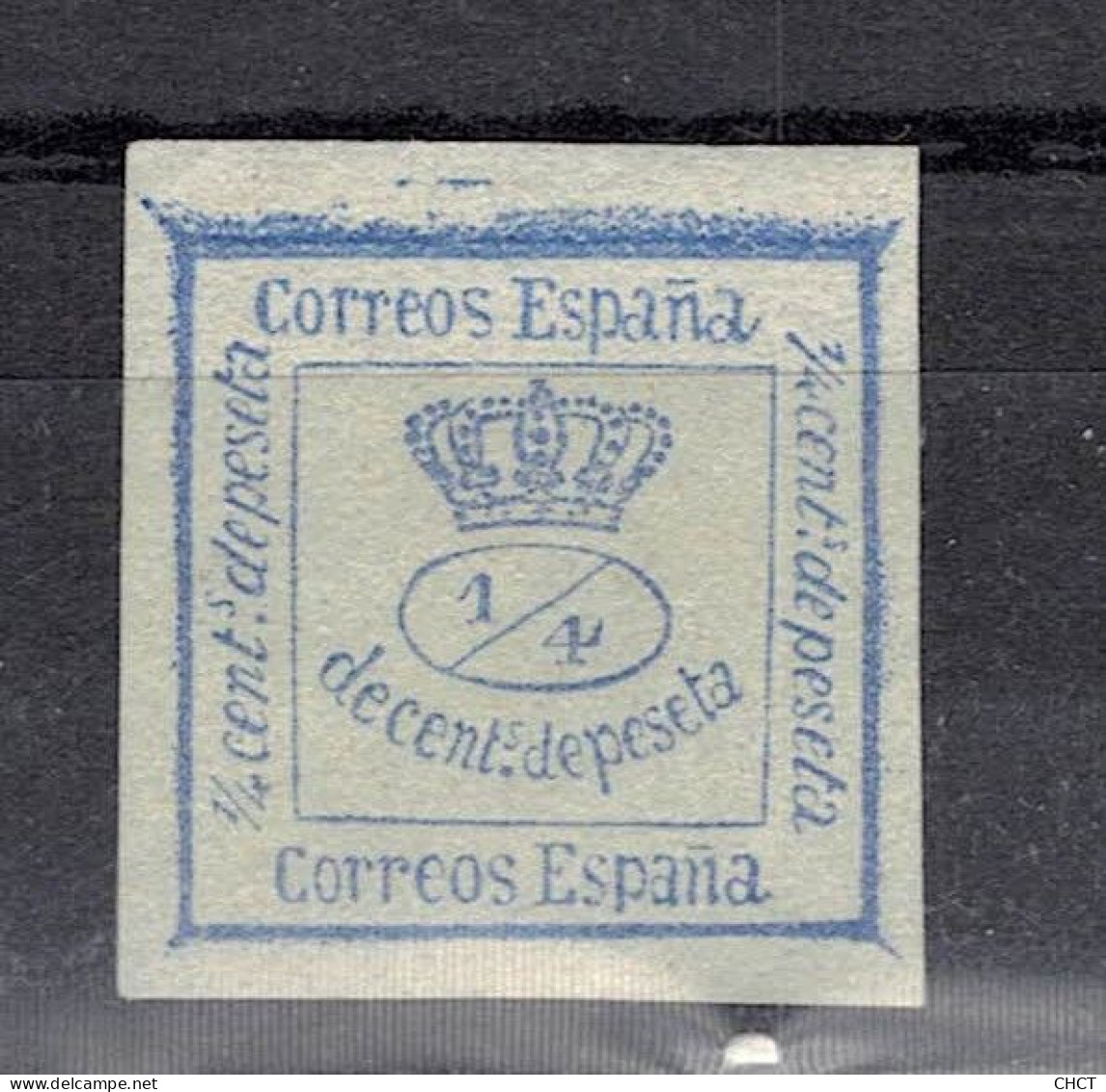 CHCT58 - Crown, 1872, MH, Spain - Ongebruikt