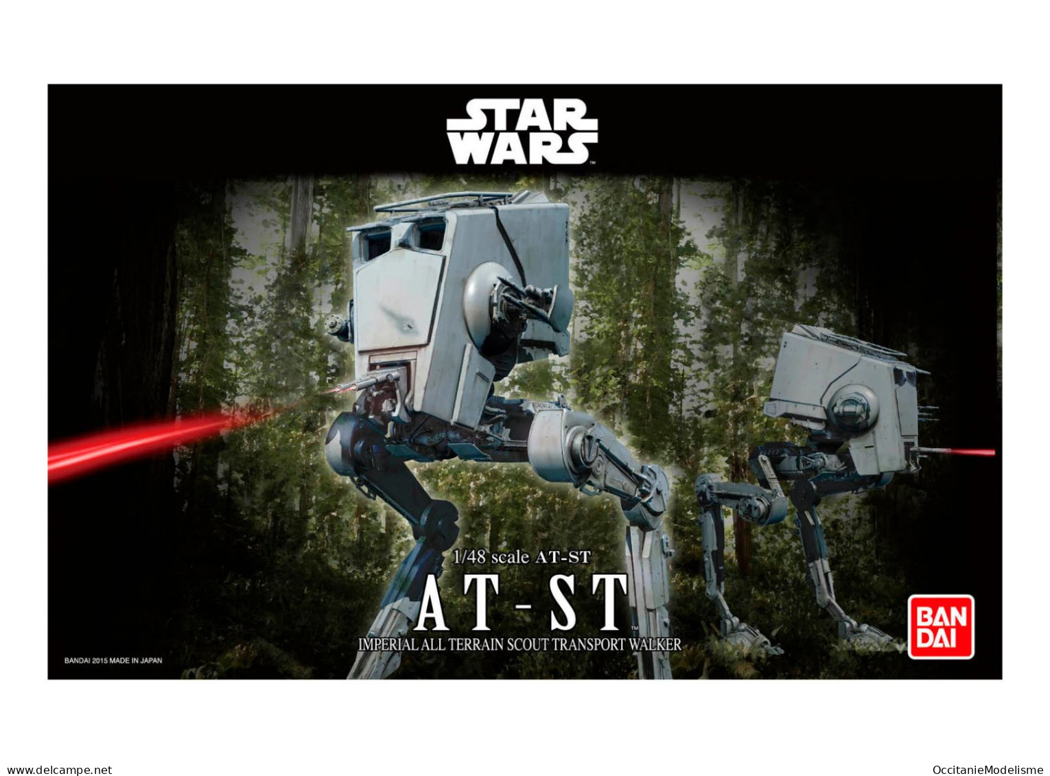 Bandai / Revell - STAR WARS AT-ST Maquette Kit Plastique Réf. 01202 Neuf NBO 1/48 - SF & Robots