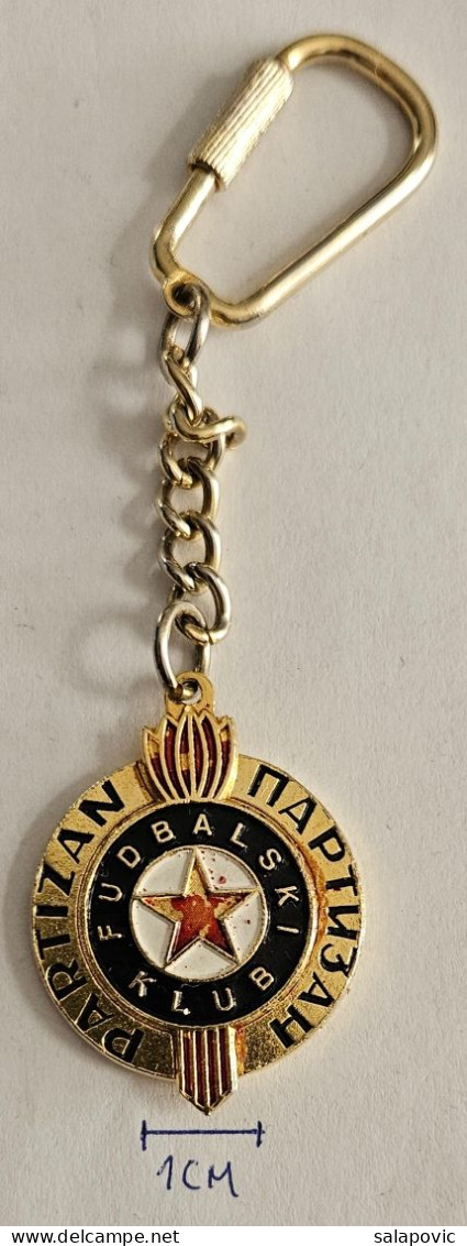 FK Partizan Beograd Serbia Football Club Soccer Pendant Keyring  PRIV-1/6 - Apparel, Souvenirs & Other