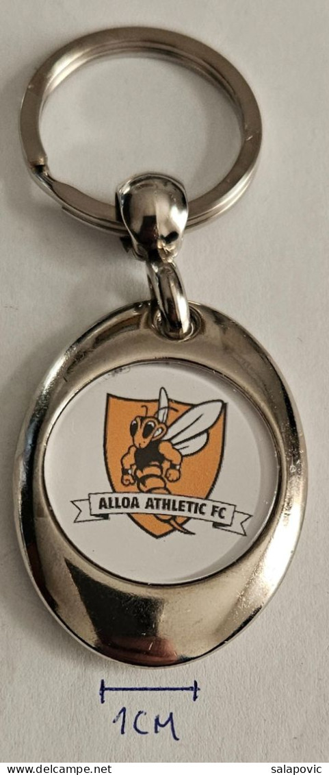 Alloa Athletic FC, SCOTLAND Football Club Soccer Pendant Keyring  PRIV-1/6 - Apparel, Souvenirs & Other