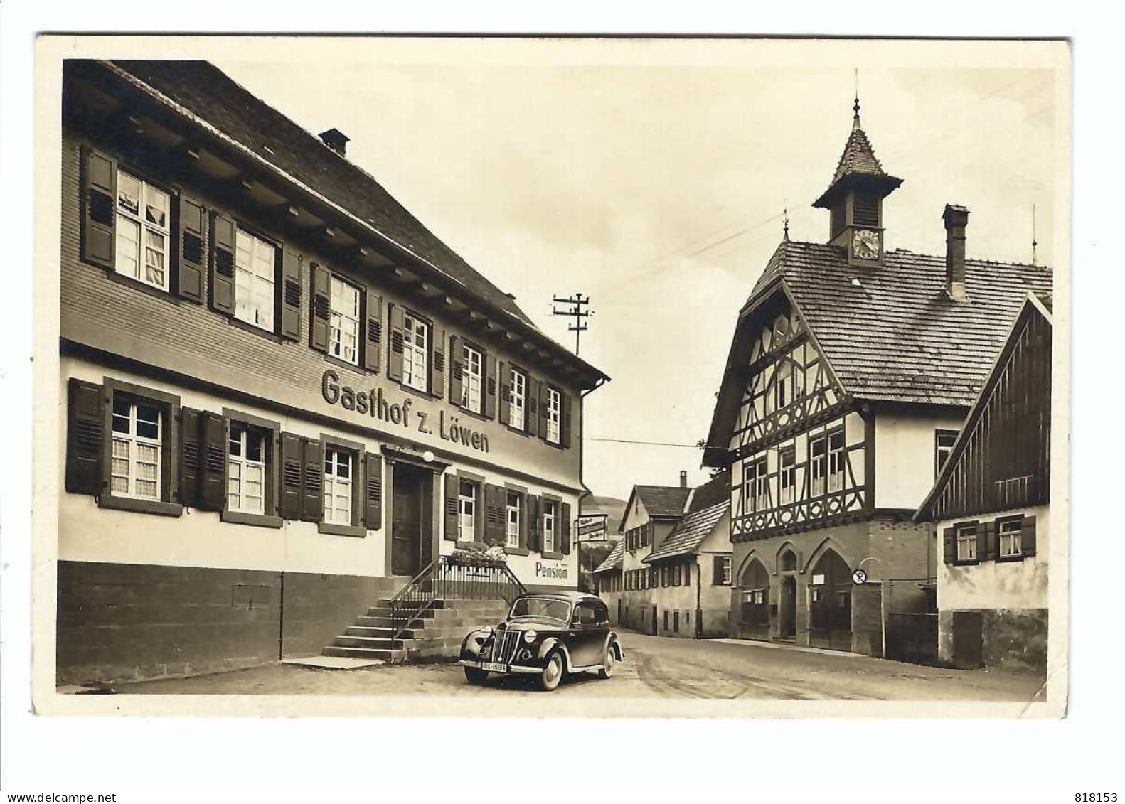 Luftkurort Alpirsbach Im Schwarzwald   Stadtteil Rötenbach  , Gasthof Z. Löwen - Alpirsbach