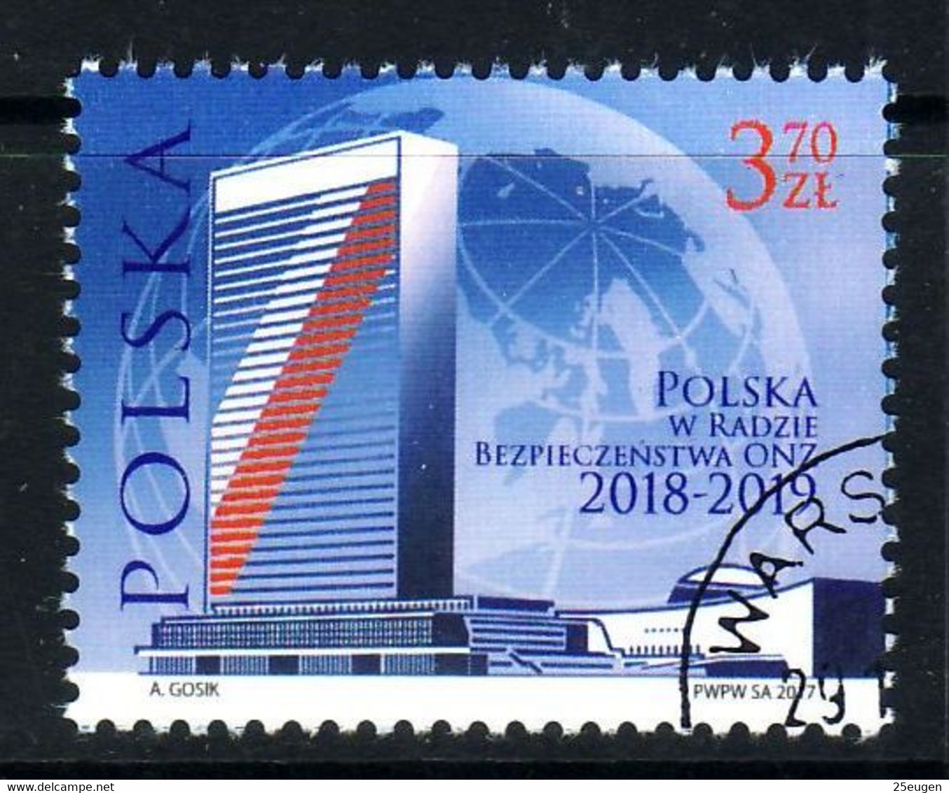 POLAND 2017 Michel No 4970 Used - Usati