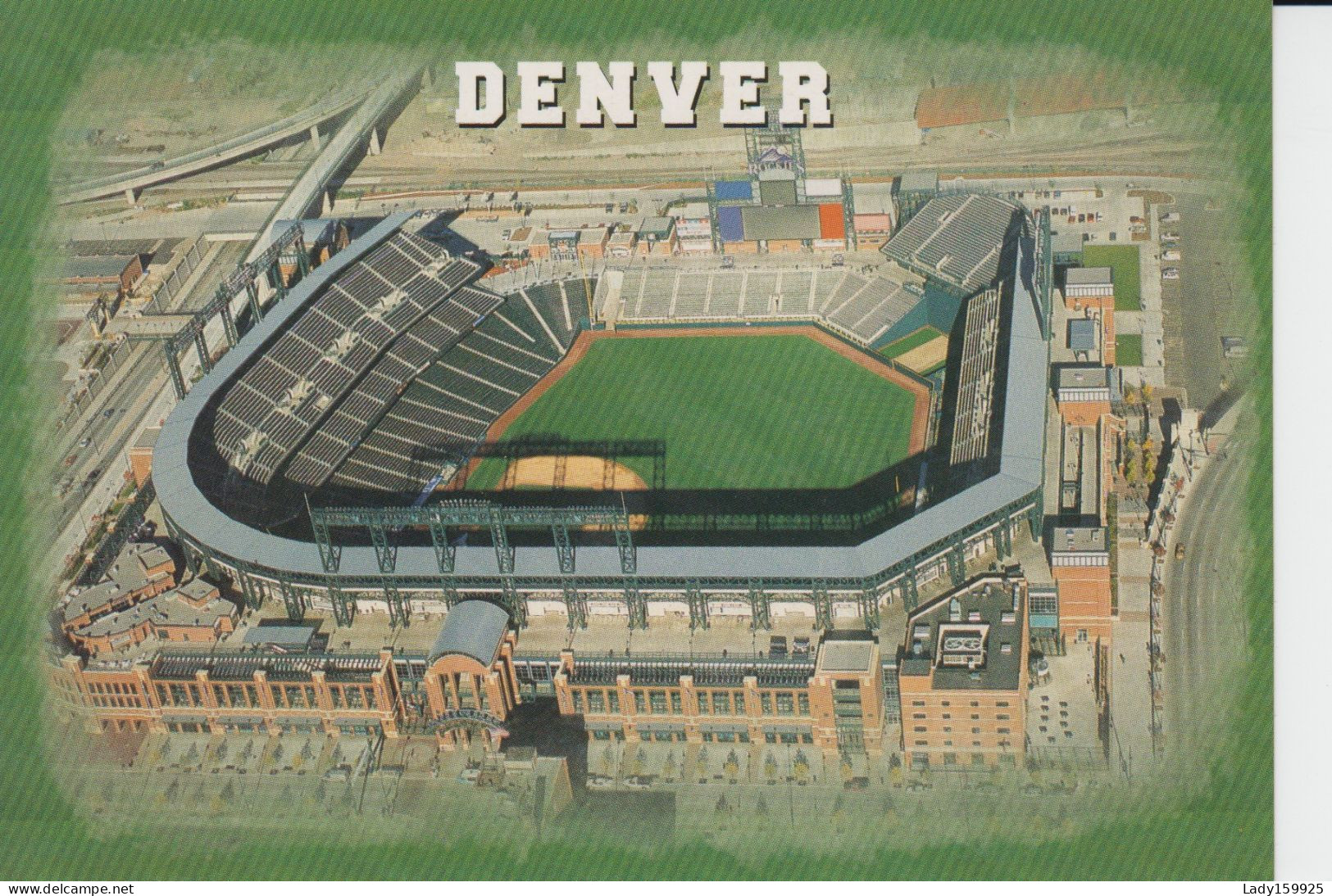 Denver's New Baseball Stadium Colorado USA  CPM  Stade De Baseball 2sc - Denver