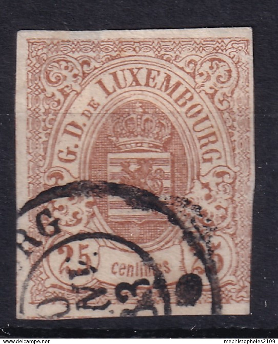 LUXEMBOURG 1879 - Canceled - Sc# 9 - 1859-1880 Stemmi