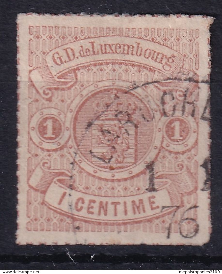 LUXEMBOURG 1872 - Canceled - Sc# 17 - 1859-1880 Wappen & Heraldik