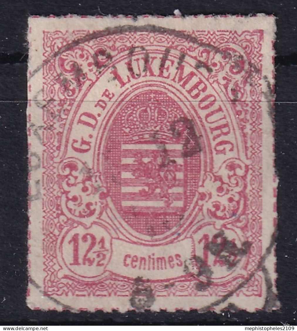 LUXEMBOURG 1871 - Canceled - Sc# 20 - 1859-1880 Stemmi