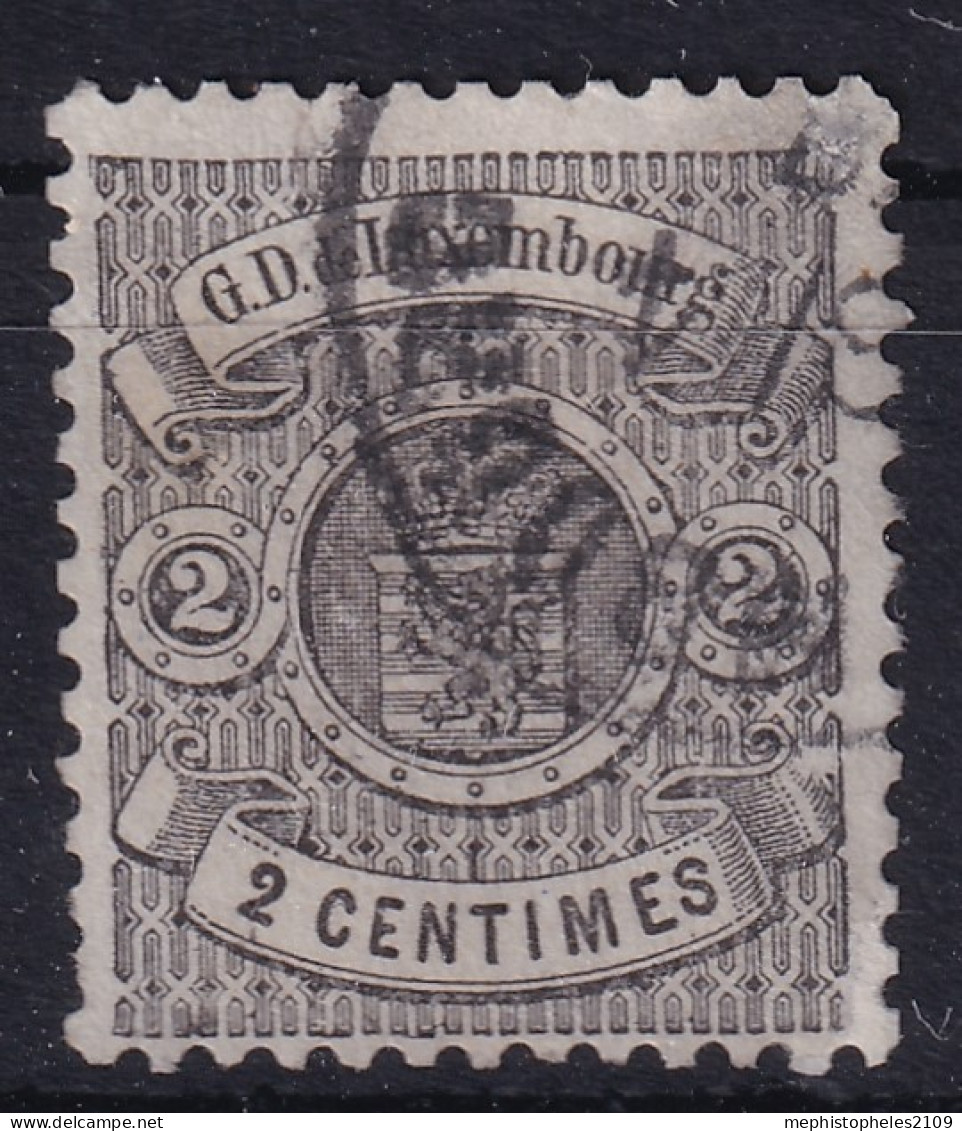 LUXEMBOURG 1875 - Canceled - Sc# 30 - 1859-1880 Wappen & Heraldik