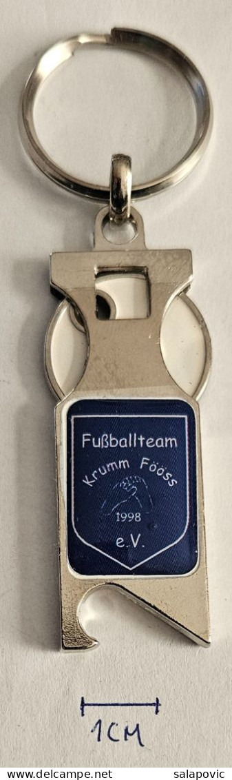 Krumm Fööss 1998 E.V., Köln, Germany  Football Club Soccer Pendant Keyring  PRIV-1/6 - Habillement, Souvenirs & Autres