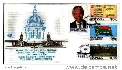 RSA, 1994, Mint First Day Cover Nr. 6-03a, President Mandela, SACCnr(s) - FDC
