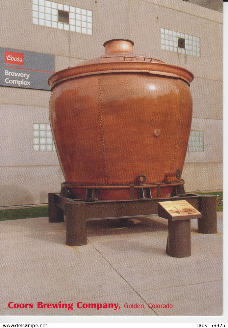 Coors Brewing Compagny Golden Colorado USA Brew Kettle  Use For Brewing During 1800 And Early 1900 CPM 2s - Denver