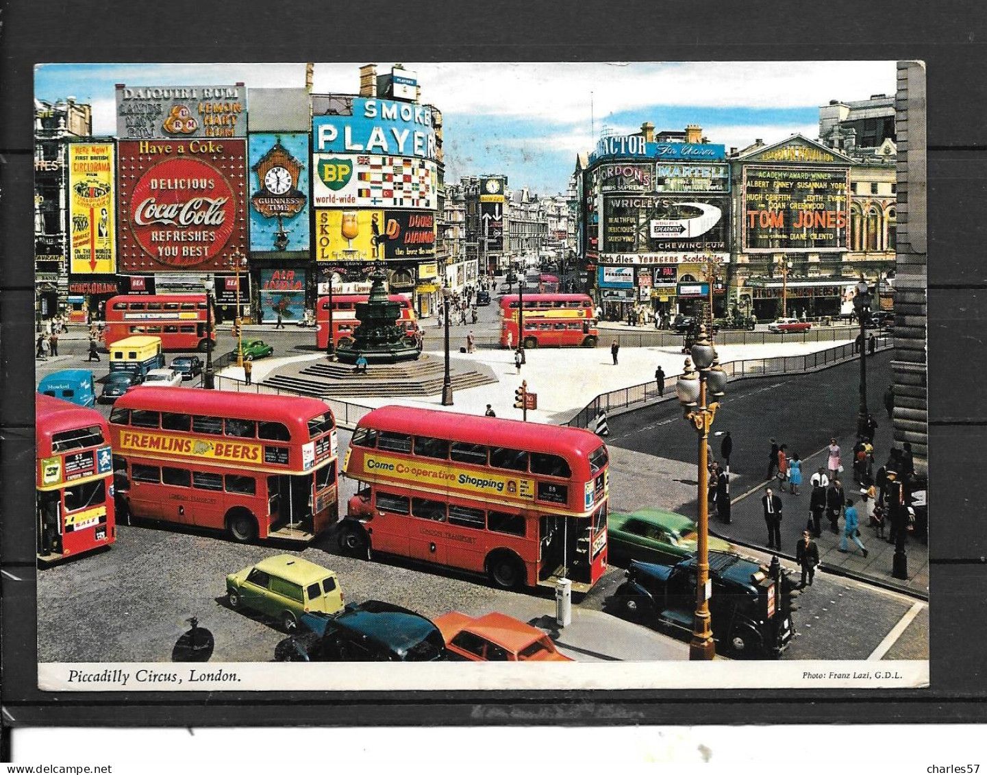 Londres:Piccadilly Circus, London (circulé) - Piccadilly Circus