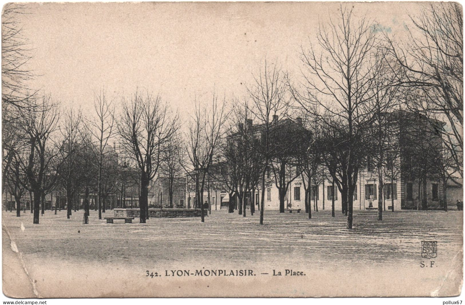 CPA DE LYON-MONPLAISIR  (RHÔNE)  LA PLACE - Lyon 8