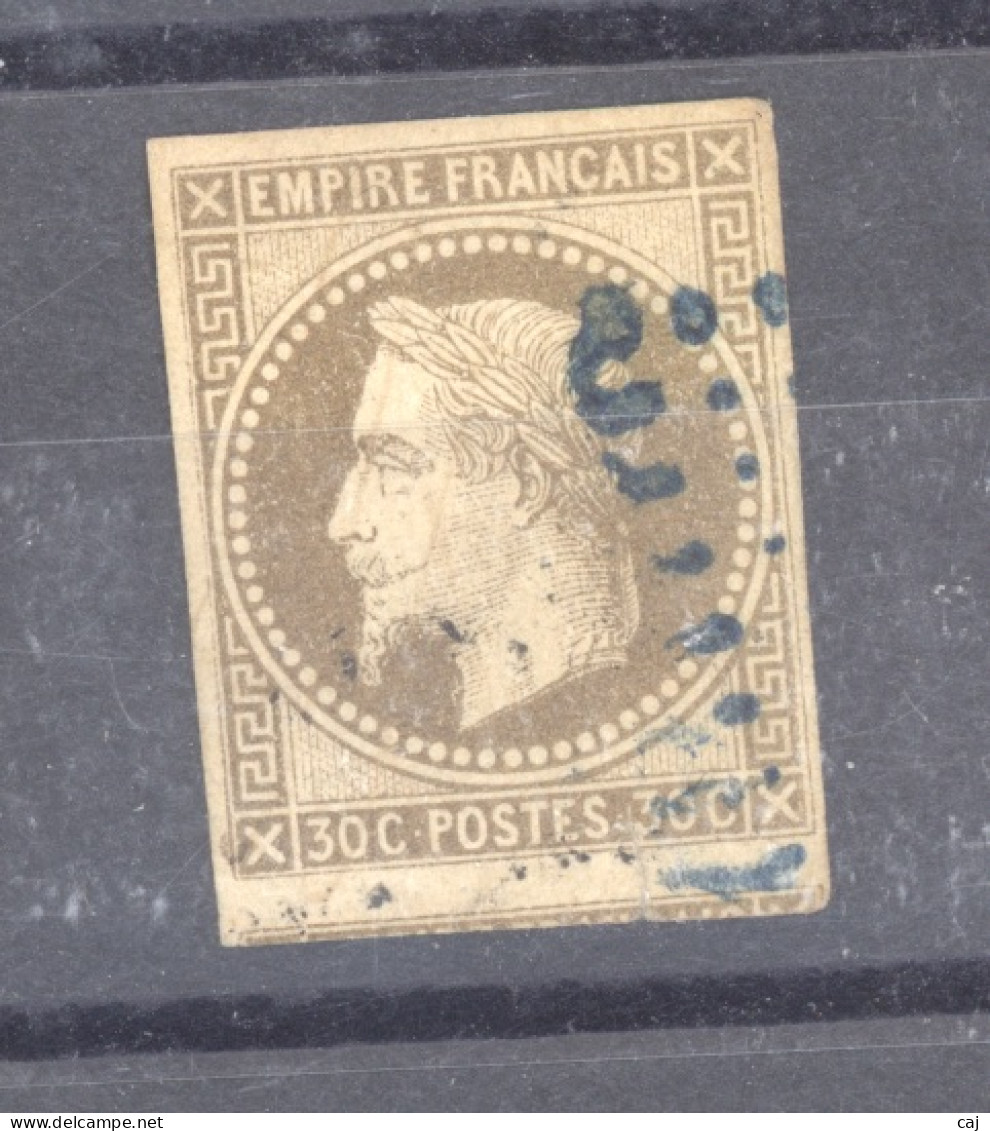 0co  087  -  Colonies Générales  :  Yv  9a  (o)  Brun Foncé - Napoléon III.