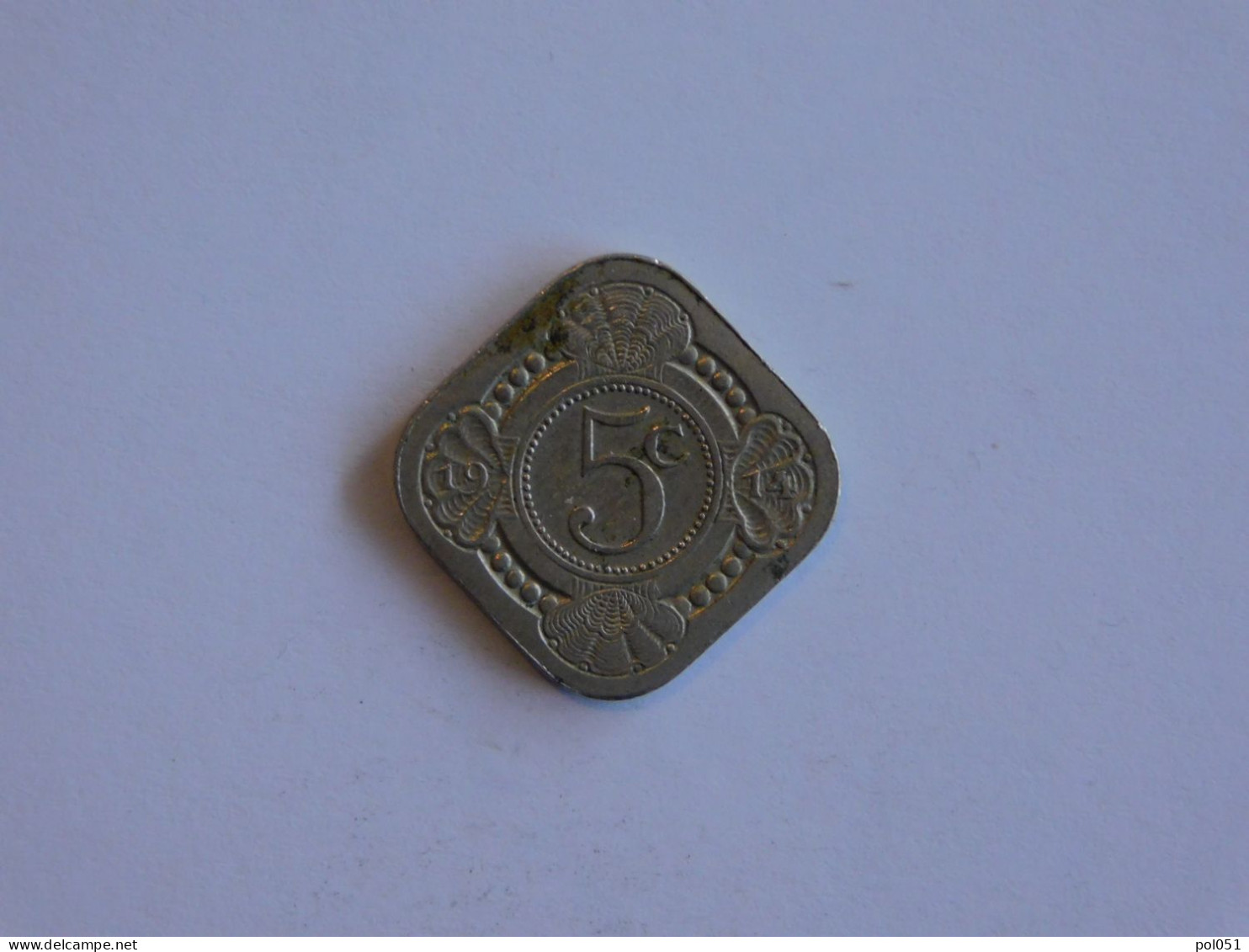 Pays-Bas 5 Cents 1914 Cent - 5 Centavos